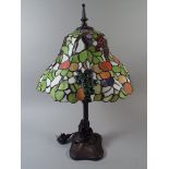 A Reproduction Tiffany Style Table Lamp.