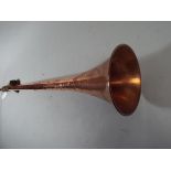 A Copper Coaching Horn.