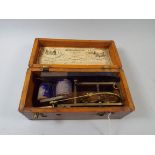 A Late Victorian Cased Electric Shock Machine By Coxeter London