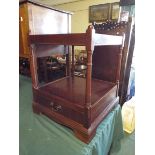 A Reproduction Mahogany Two Tier Stand with Base Drawer