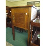 An Edwardian Mahogany Bedside Cabinet