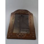 A Contemporary Arts and Crafts Style Hall Mirror.