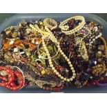 A Tray of Costume Jewellery.