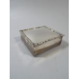 A Mexican Silver Jewellery Box Stamped Sterling 925.