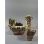 A Collection of Four Pieces of Royal Doulton Series Ware to Include Sam Weller Teapot,