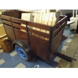 A Classic Trailer of Wood and Steel Construction.