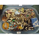 A Tray of Costume Jewellery.