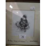 A Signed Print of a Baby Gorilla by David Shepard.
