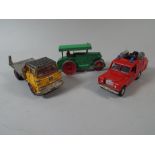 A Collection of Three Dinky Toy Cars Comprising of Land Rover Fire engine,