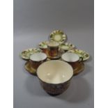 A Collection of Royal Doulton Series Ware to Include Bill Sykes Sugar Bowl, Bayeux Saucers D2873,