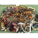 A Tray of Costume Jewellery.