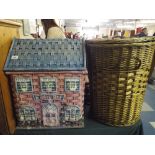 Two Wicker Laundry Baskets.