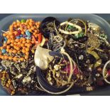 A Tray of Costume Jewellery.