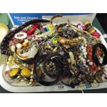 A Tray of Costume Jewellery.