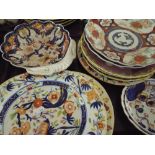 A Collection of Various Early 20th Century China Dinner Plates and Serving Bowls Etc.