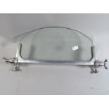 A Chromed Vintage Car Wind Deflector.