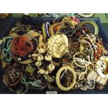 A Tray of Costume Jewellery.