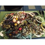 A Tray of Costume Jewellery.