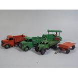 A Collection of Five Dinky Toys to include Bedford Tipper with Screw Lift, Bedford Tipper Green,