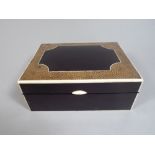 A Shagreen, Ivory and Rosewood Box. 18x14x7cm High.