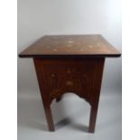 A Late 19th Century Rosewood Arts and Crafts Moorish Style Table,