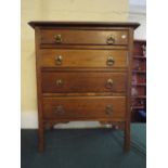 An Oak Four Drawer Chest.