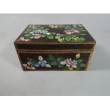 A Cloisonne Enamel Oriental Box.