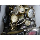 A Quantity of Miscellaneous Watches, including Smiths, Telos, Ingersoll amongst them.