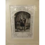 Eight antiquarian prints depicting Boxgrove Church, Sussex, Beauchamp Chapel, Warwick, Audley End,