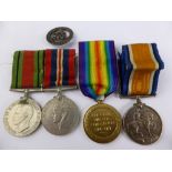 A Miscellaneous Collection of Medals including Victory and Great War Metals to Lieut. J. T. Williams