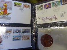 Seven albums of GB first day covers.