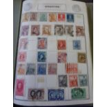 A collection of all-world stamps in two albums and loose, the album containing some good early