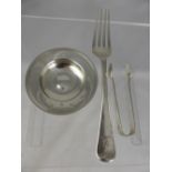 Miscellaneous Silver, including miniature Armada dish, m.m P & S dated 1961 together with a silver