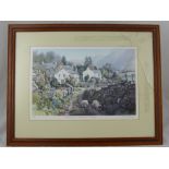 Judy Boyes - two limited prints " Troutbeck, A Lakeland Village "  615 / 850, est. 40 x 27 cms and "