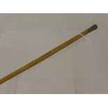 An Antique Chinese Rhino Horn Swagger Stick, approx 53 cms