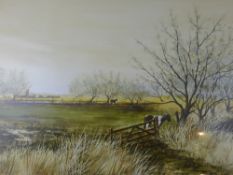 Jeremy King - two signed limited edition prints Norfolk View. No,s 6 of 20 and 1 of 25 both signed