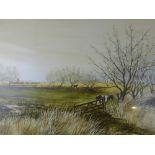 Jeremy King - two signed limited edition prints Norfolk View. No,s 6 of 20 and 1 of 25 both signed