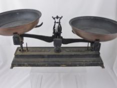 A set of " Force " industrial weighing scales.