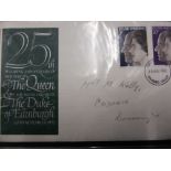 Three albums of First Day Covers incl. trains, Royalty, Christmas, Royal Navy, printers, dogs,