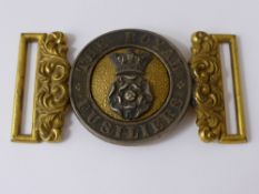 A Royal Fuseliers Gilded Belt Clip.