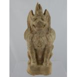 An Antique Chinese Tomb Guardian, this Minqi is created for internment and the protection of