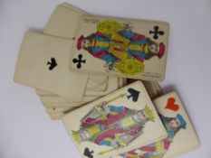 A Set of French Playing Cards by E. Malmenayde, Paris, printed on Knave & Clubs, circa 1813.