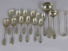 A Collection of Miscellaneous Solid Silver Teaspoons, various hallmarks approx wt 360 gms.