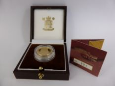 A Britannia Collection 2003 Gold Proof £25 Coin. The coin box with original certificate 031,