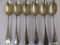 A Set of Six Solid Silver Tablespoons, each presented by The Worcester Park and Buckland Beagles,