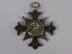 A Kings School Birmingham Silver Medal, awarded to T Foley Bache, dated 1898.