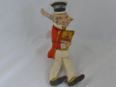 A vintage cloth doll " Sunny JIm ", the Force Wheat Flakes Doll, approx. 40 cms. in length.