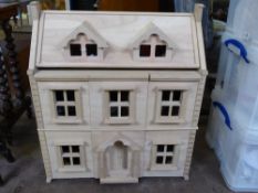 A Hand Made Dolls House, with all the components.