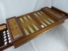 A Franklin Mint "Excalibur" Backgammon Set, with original certificates.