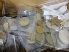 A Collection of Miscellaneous GB Coins including half crowns, shillings, sixpences, copper, crown,